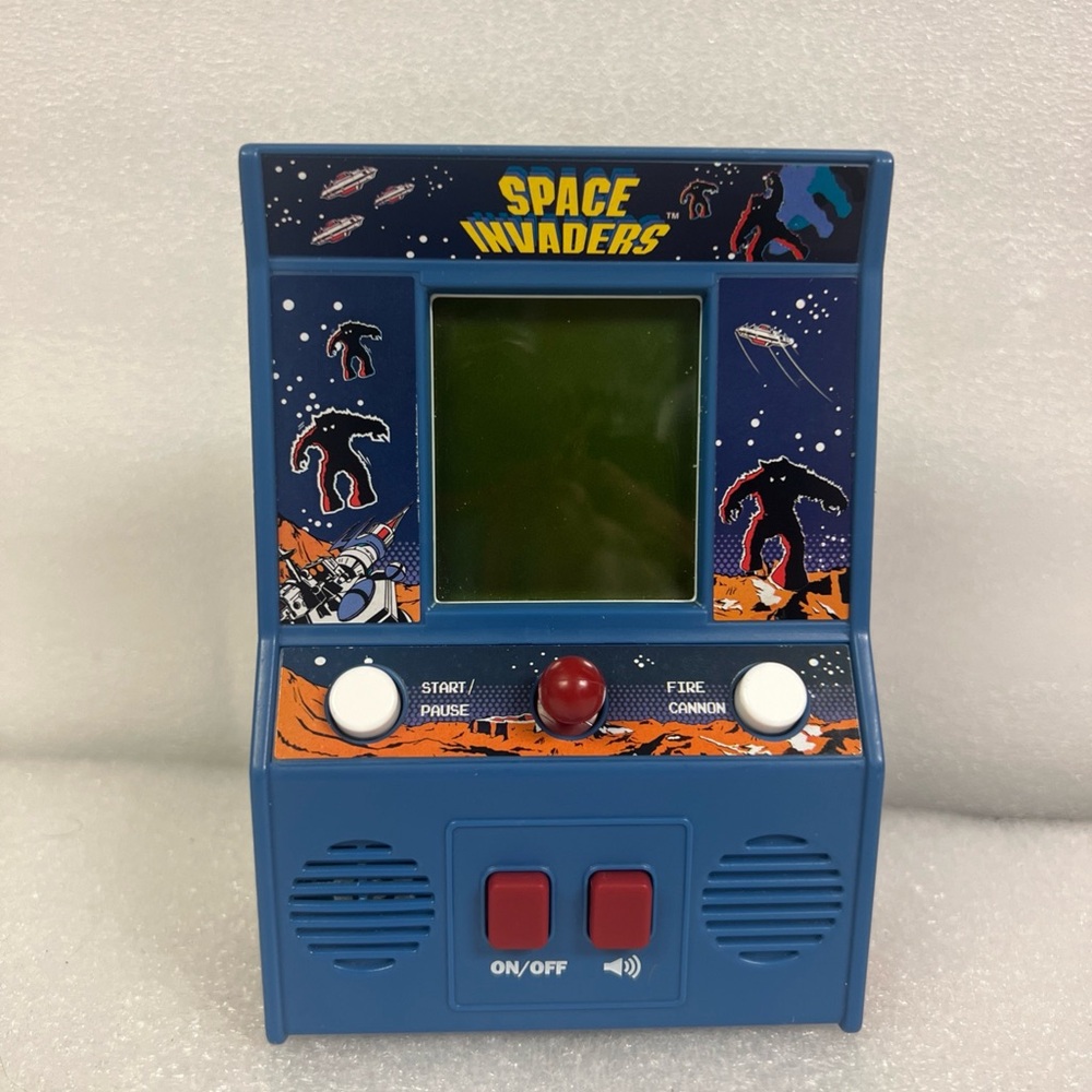 Space Invaders Handheld Console - Classic Blue